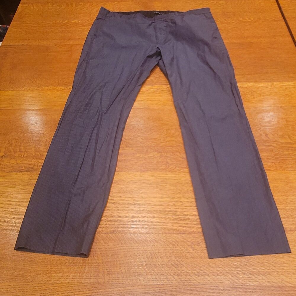 Theory Jake Committed  100% Cotton Dress Pants Striped